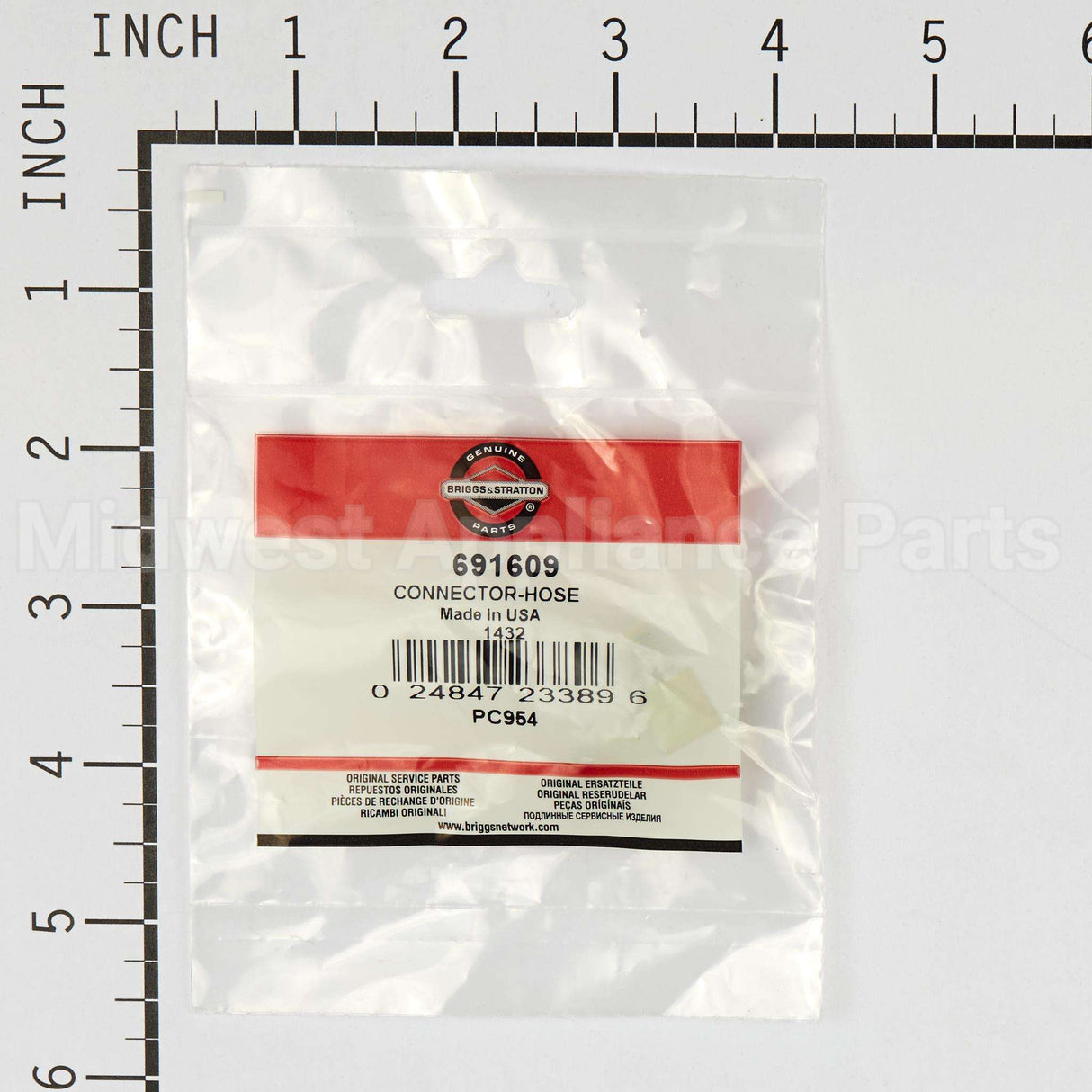 691609 Briggs & Stratton Connector-Hose