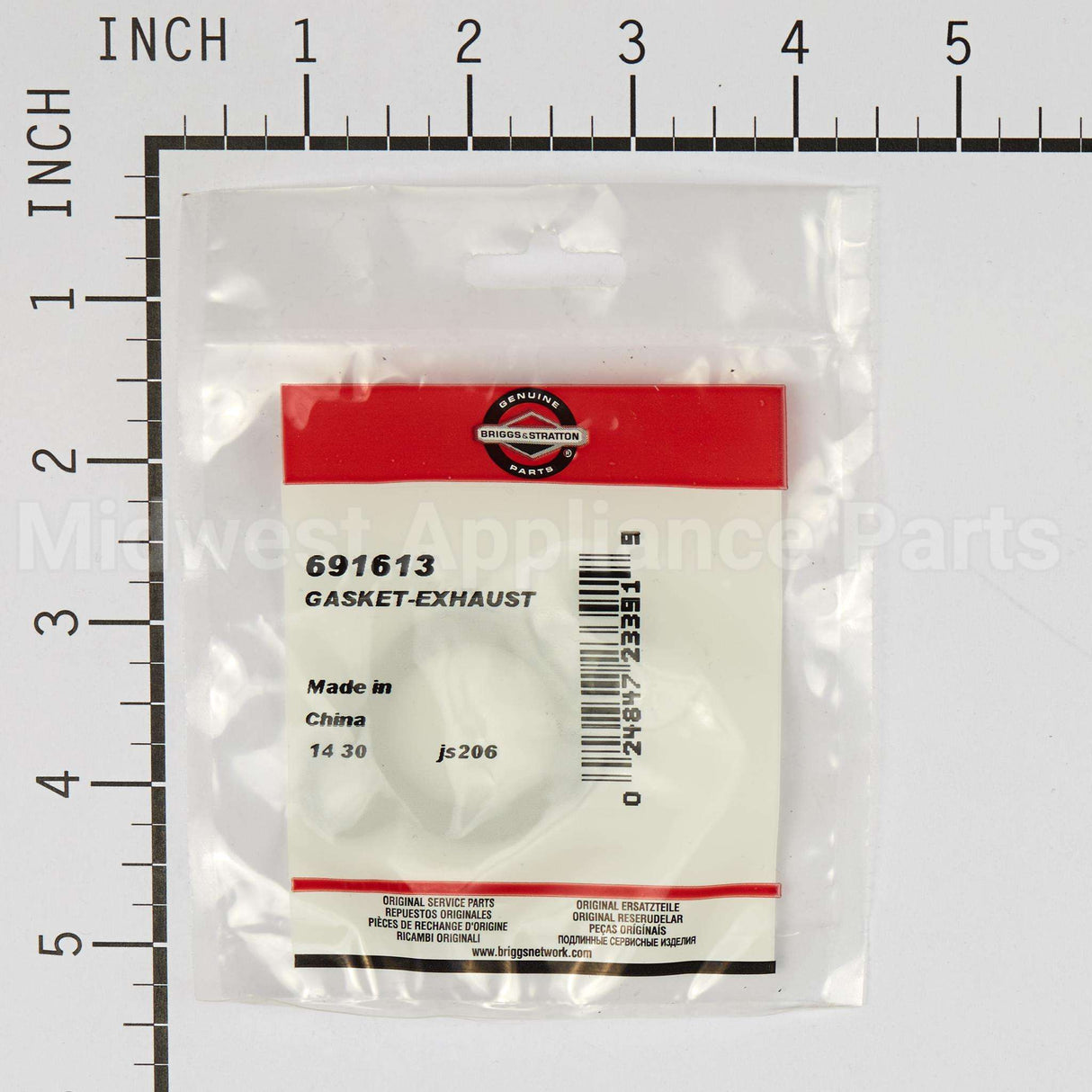 691613 Briggs & Stratton Gasket-Exhaust