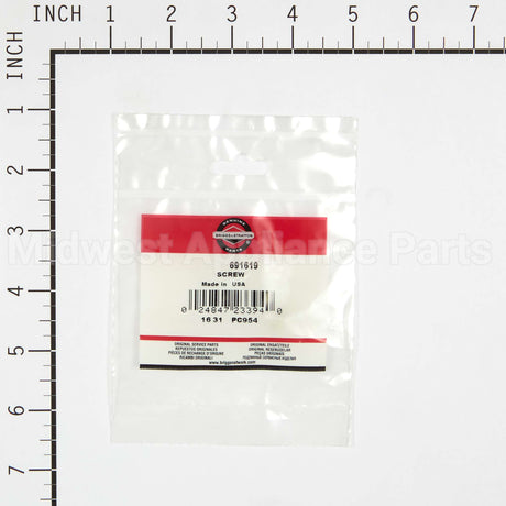 691619 Briggs & Stratton Screw
