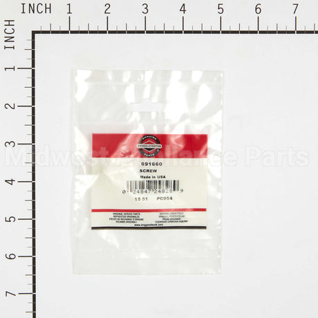 691660 Briggs & Stratton Screw