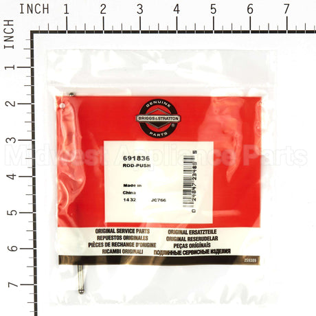 691836 Briggs & Stratton Rod-Push