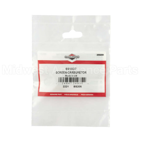 691837 Briggs & Stratton Screen-Carburetor