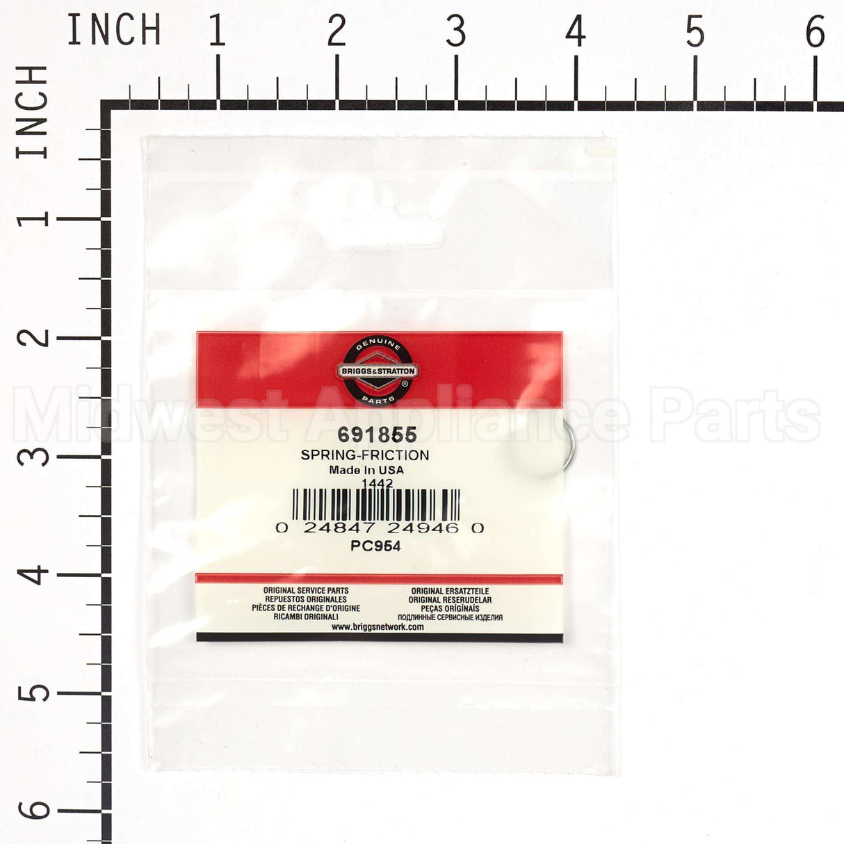 691855 Briggs & Stratton Spring-Friction
