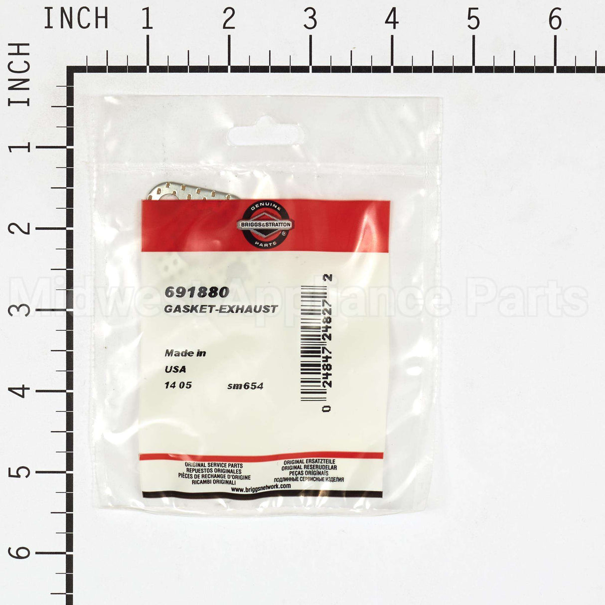 691880 Briggs & Stratton Gasket-Exhaust