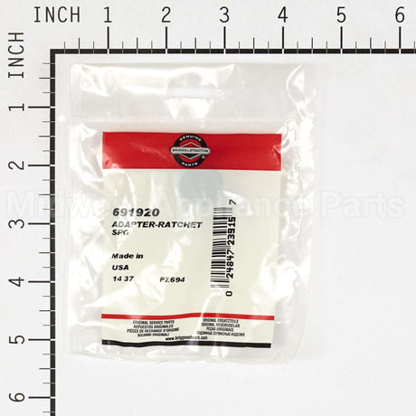 691920 Briggs & Stratton Adapter-Ratchet Spg