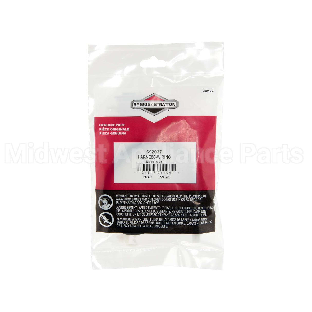 692037 Briggs & Stratton Harness-Wiring