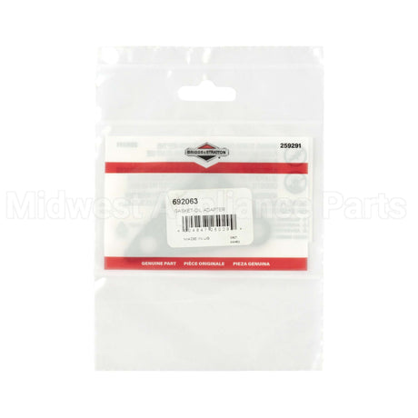 692063 Briggs & Stratton Gasket-Oil Adapter