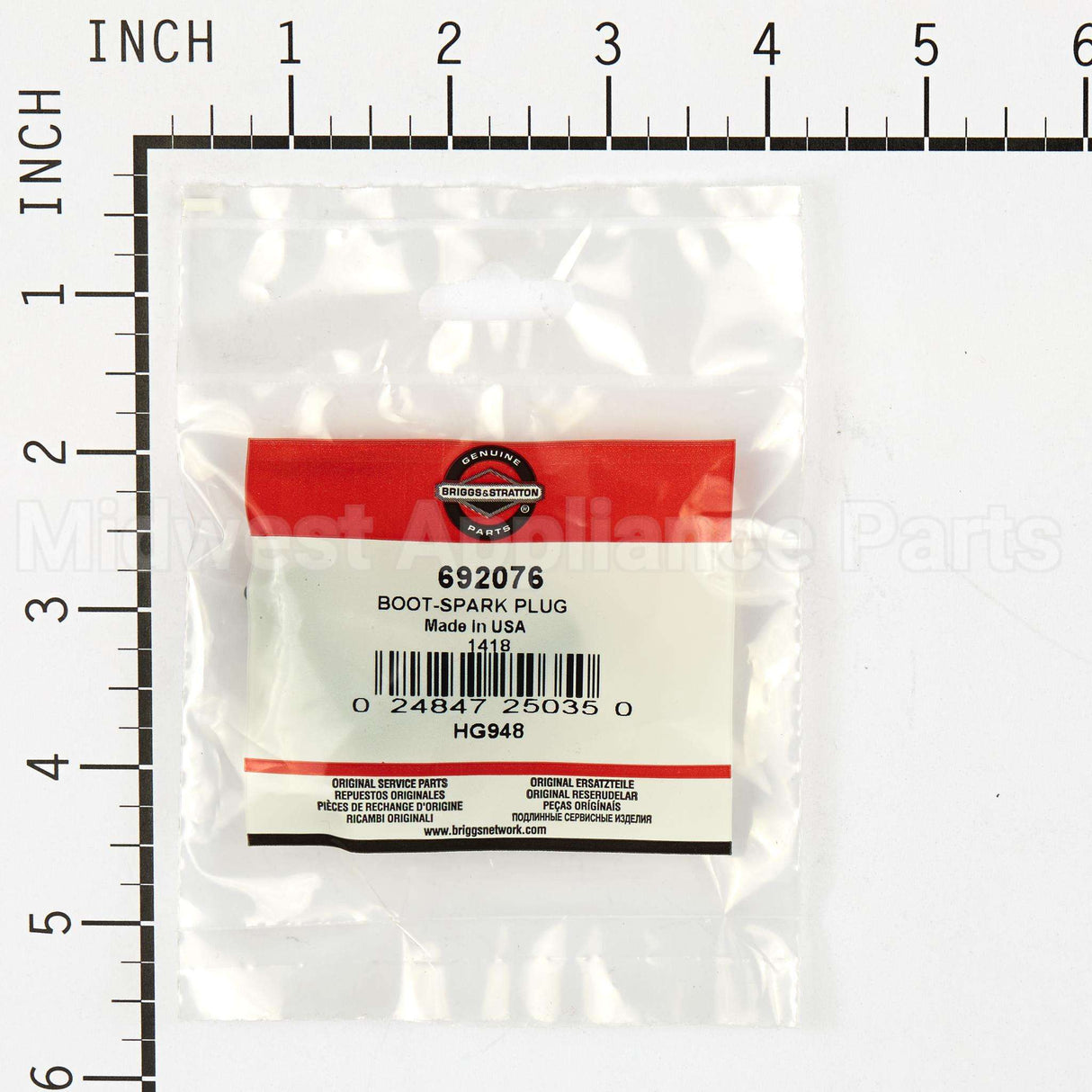 692076 Briggs & Stratton Boot-Spark Plug