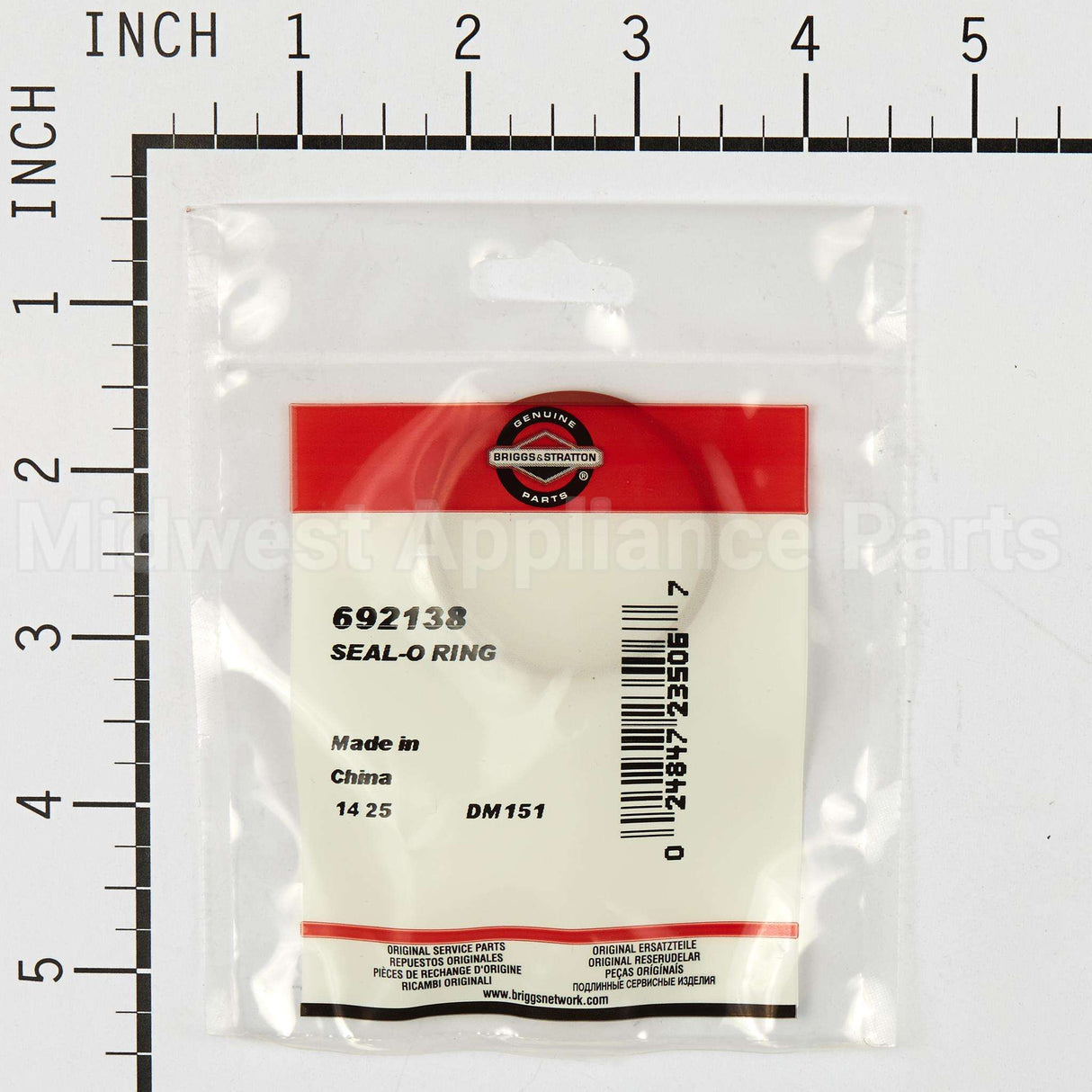 692138 Briggs & Stratton Seal-O Ring