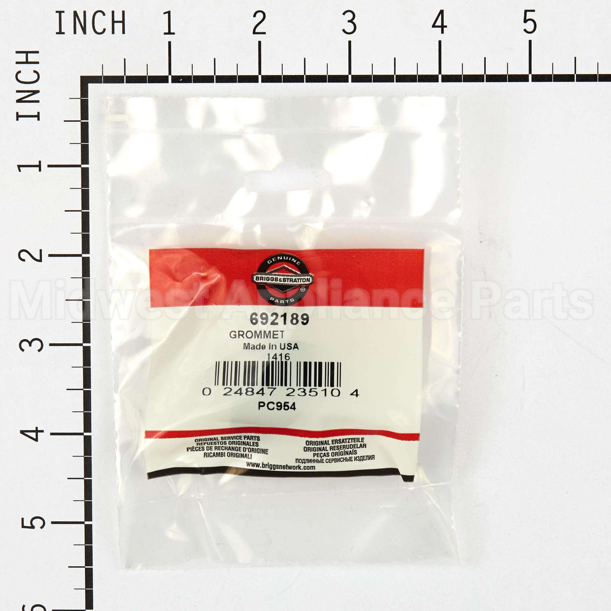 692189 Briggs & Stratton Grommet
