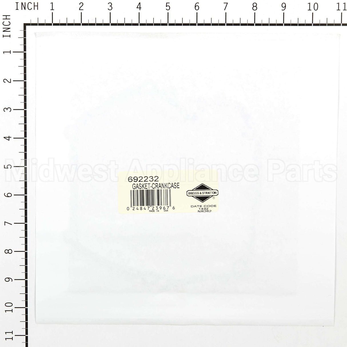 692232 Briggs & Stratton Gasket-Crankcase