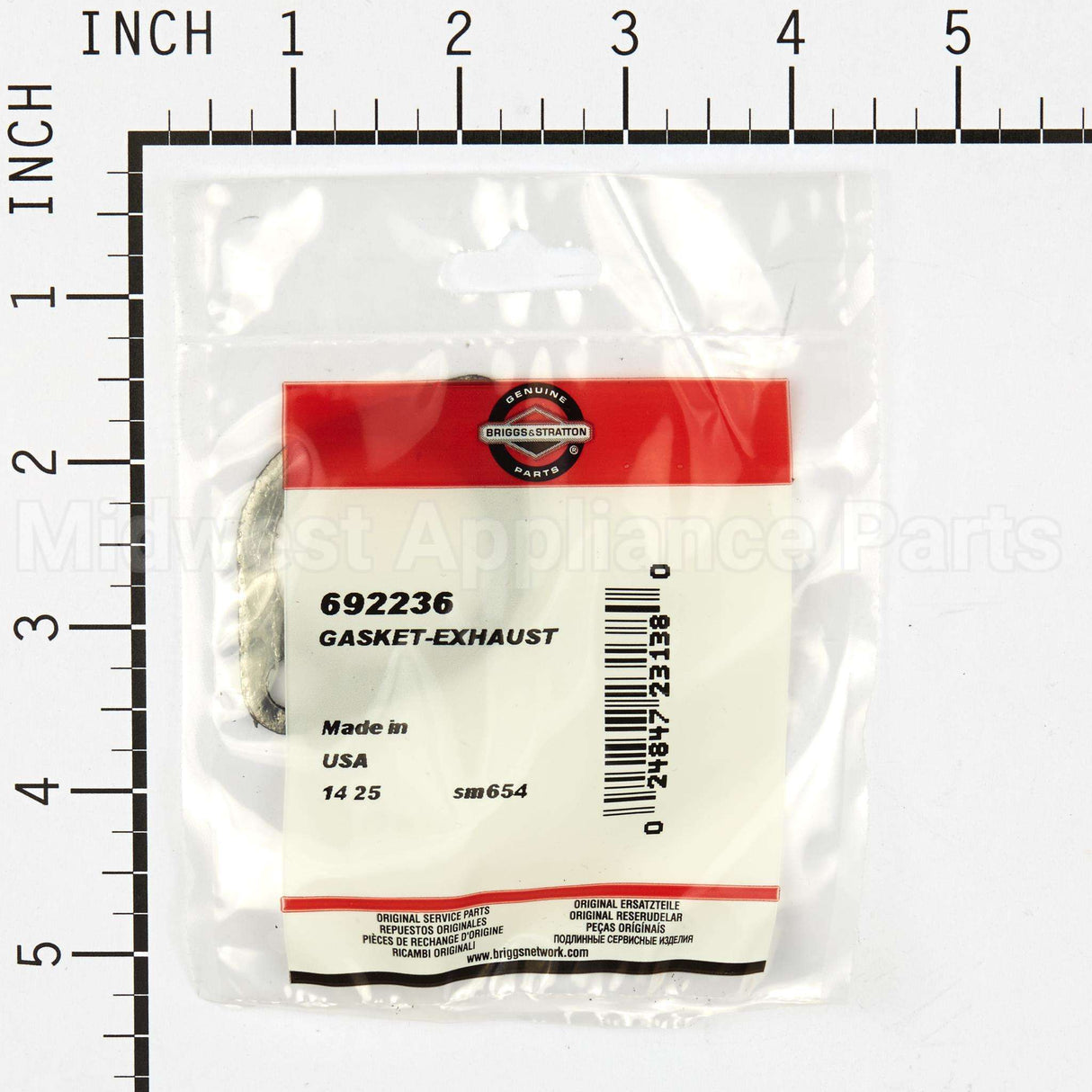 692236 Briggs & Stratton Gasket-Exhaust
