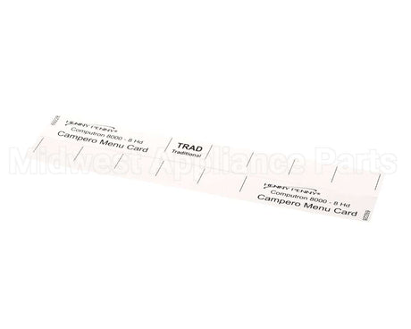 69228 Henny Penny Menu Card-C8000 Campero-8Hd