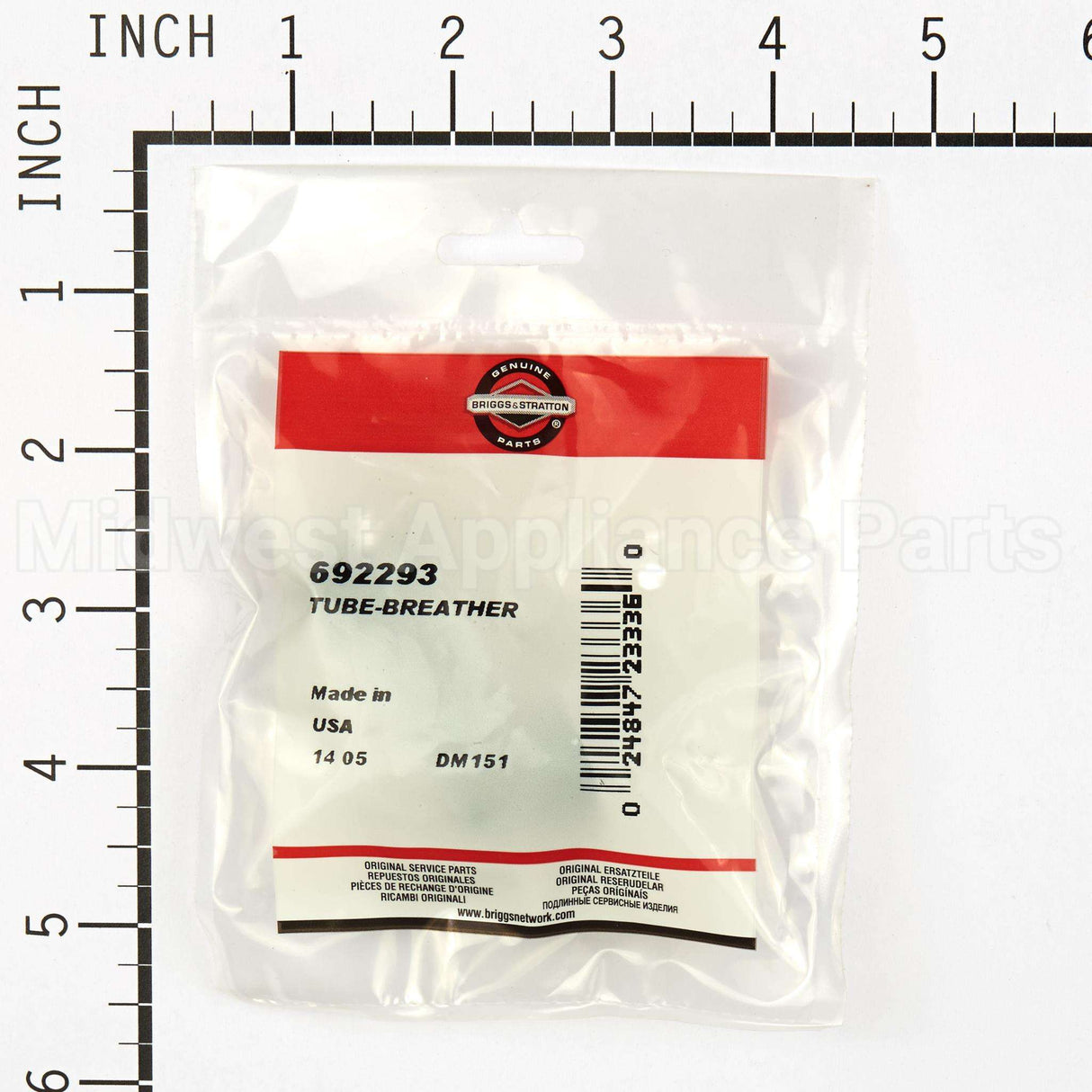 692293 Briggs & Stratton Tube-Breather