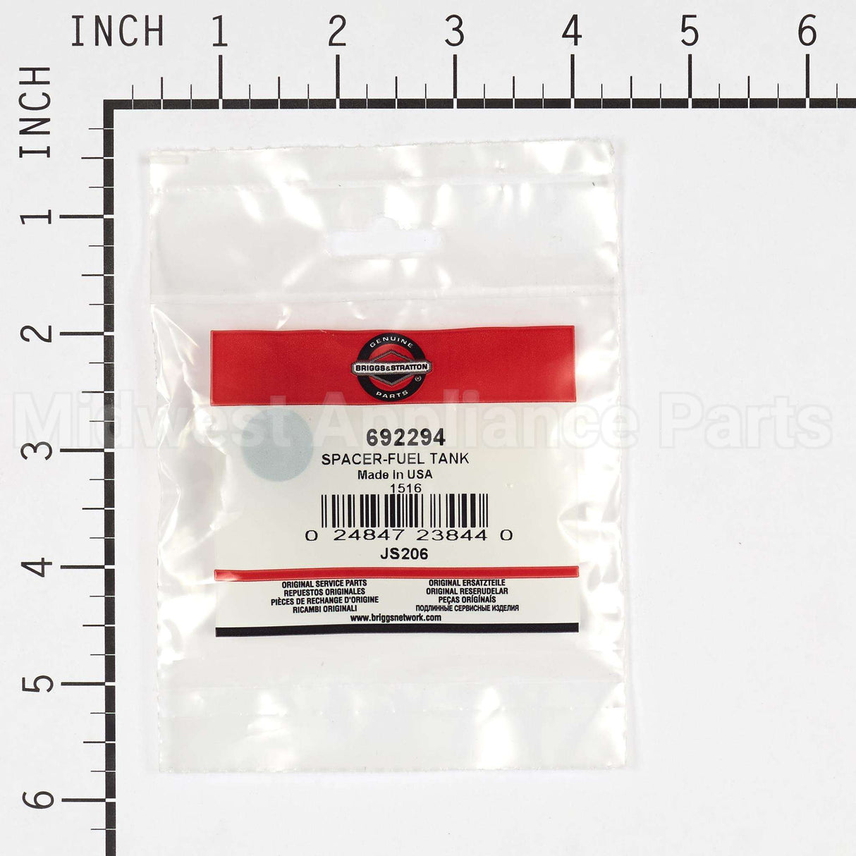 692294 Briggs & Stratton Spacer-Fuel Tank