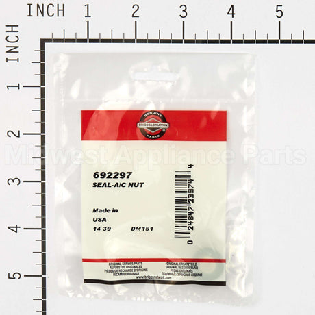 692297 Briggs & Stratton Seal-A/C Nut