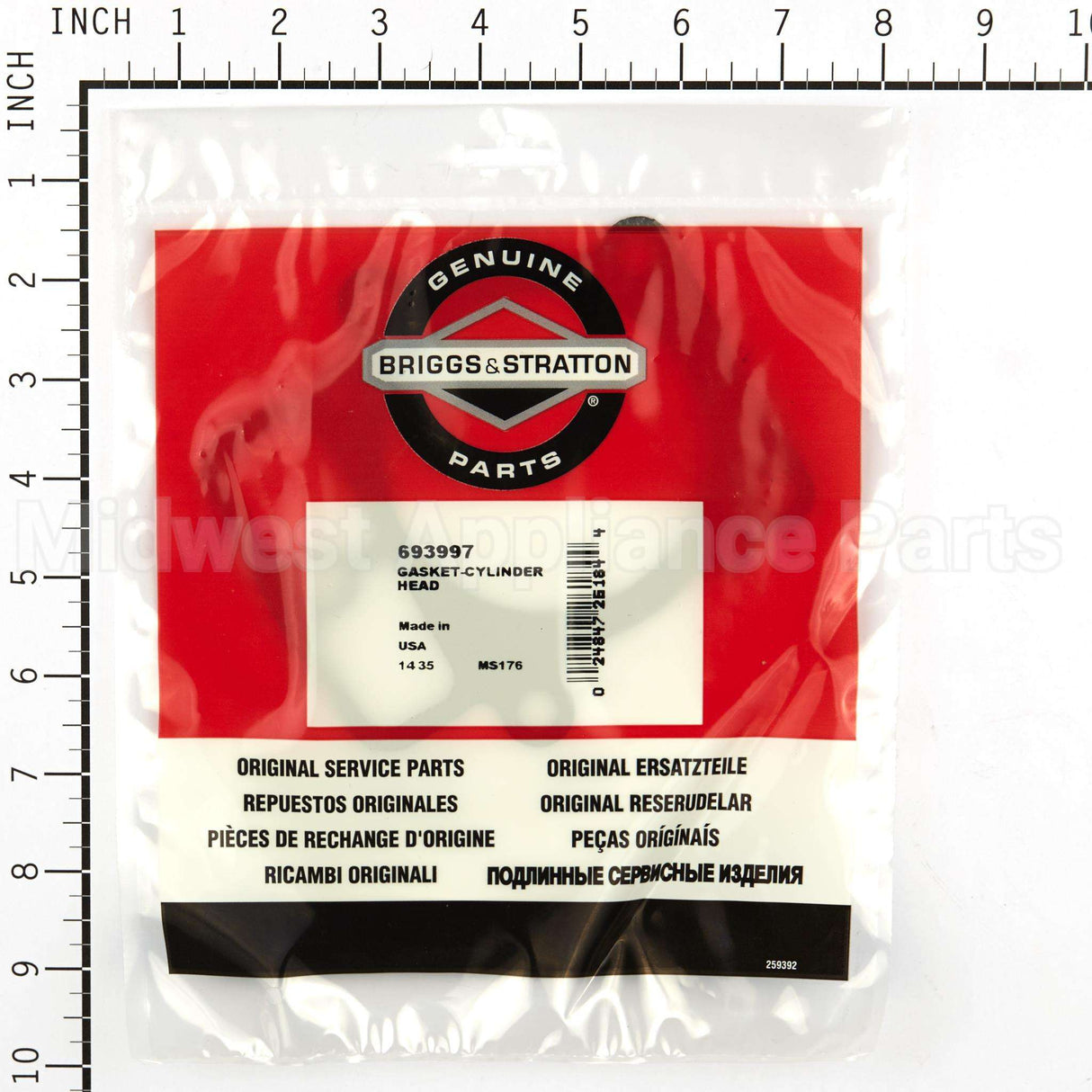 693997 Briggs & Stratton Gasket-Cylinder Head