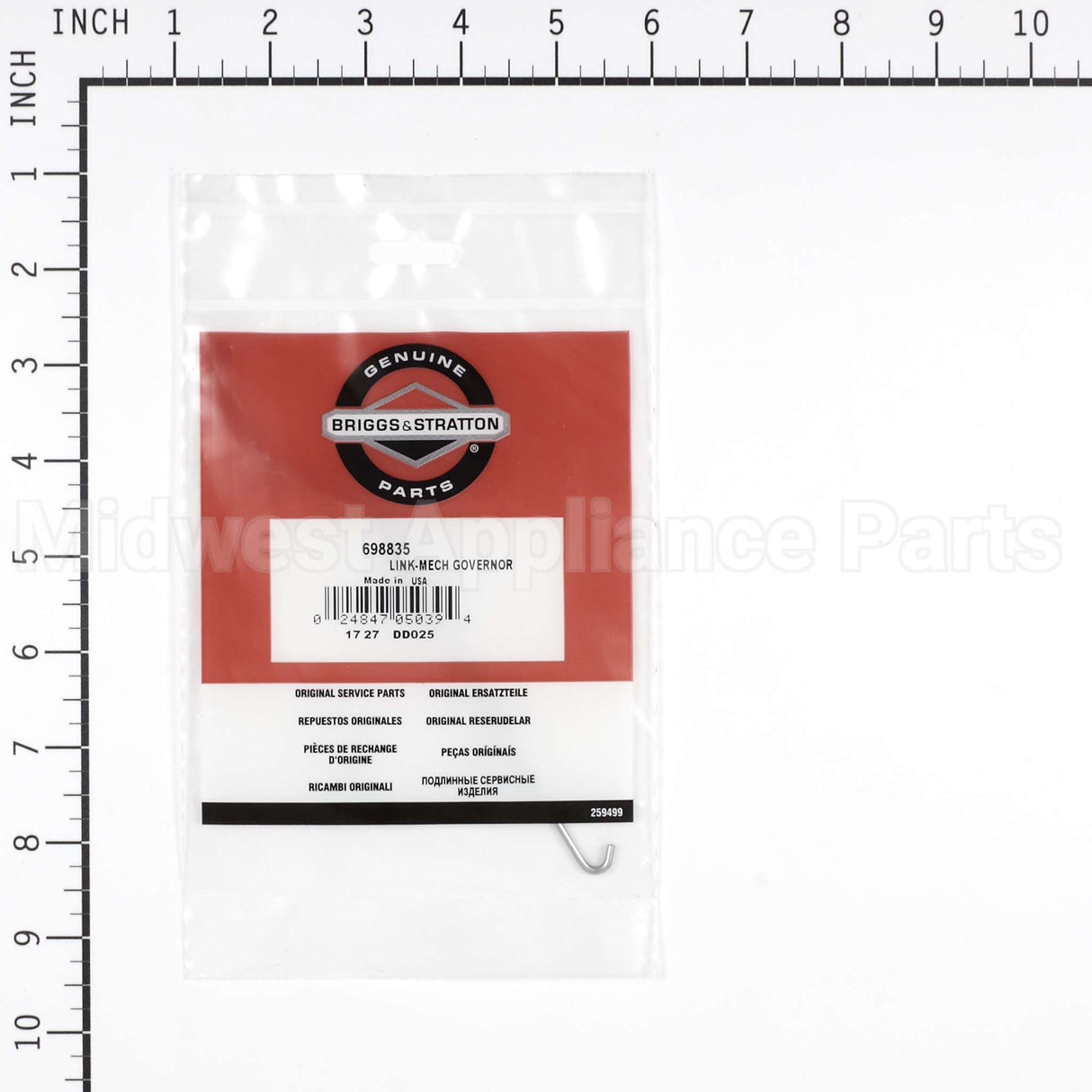 698835 Briggs & Stratton Link-Mech Governor