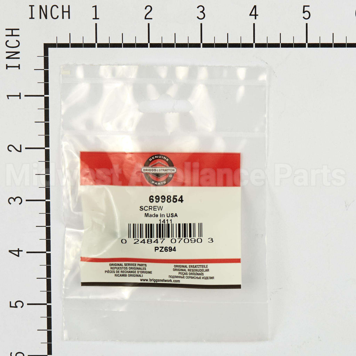 699854 Briggs & Stratton Screw