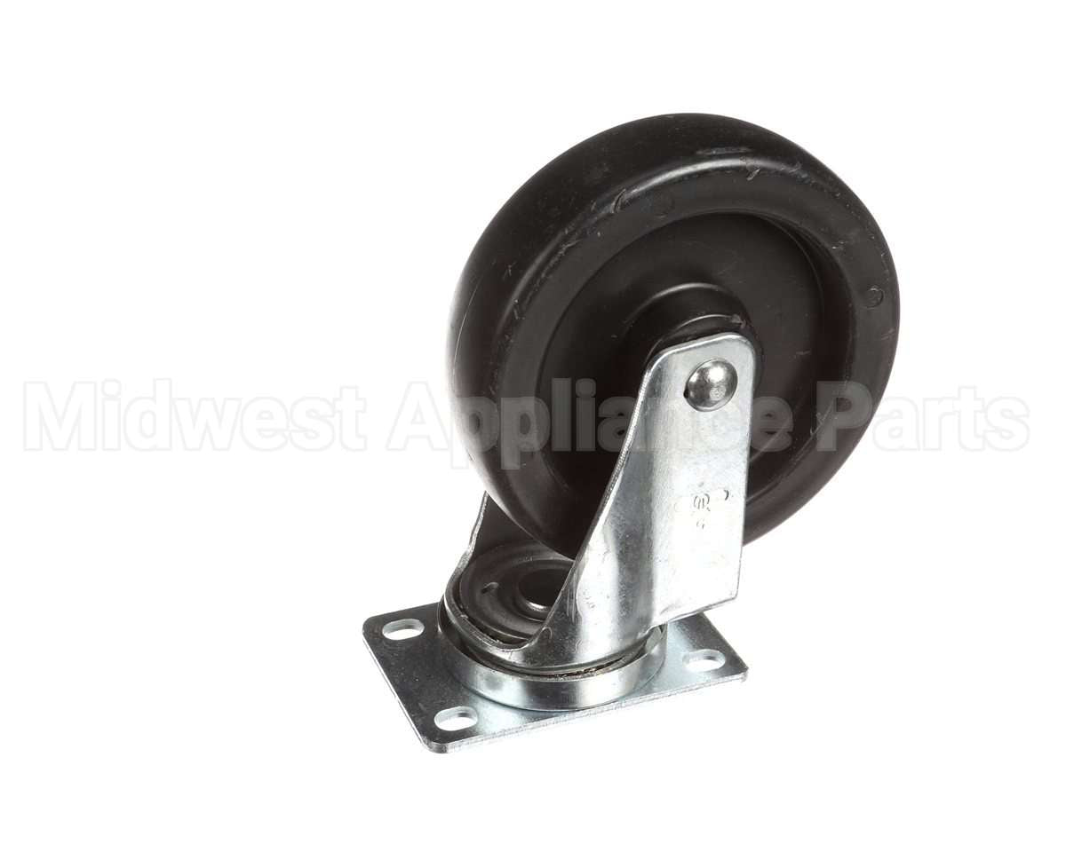 6C525001HDP Kason Plate Mount Caster W/ 5" Wheel, No