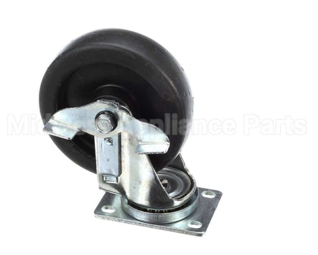 6C525001HDPTLB Kason Plate Mount Caster W/ 5" Wheel & B
