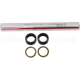 07302 Compatible Cleveland Tube, Glass - W/Red Stripe And Washers