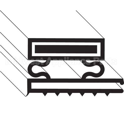 7000272-24 Compatible Sertek Door Gasket - 18.5 X 21.5