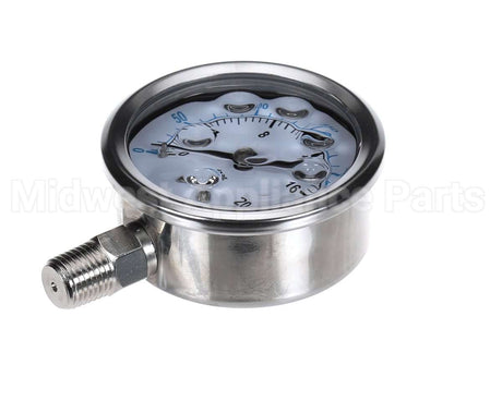7002617 Antunes Gauge, 300 Psi, 2.5"Gf, Btmmnt, Ss
