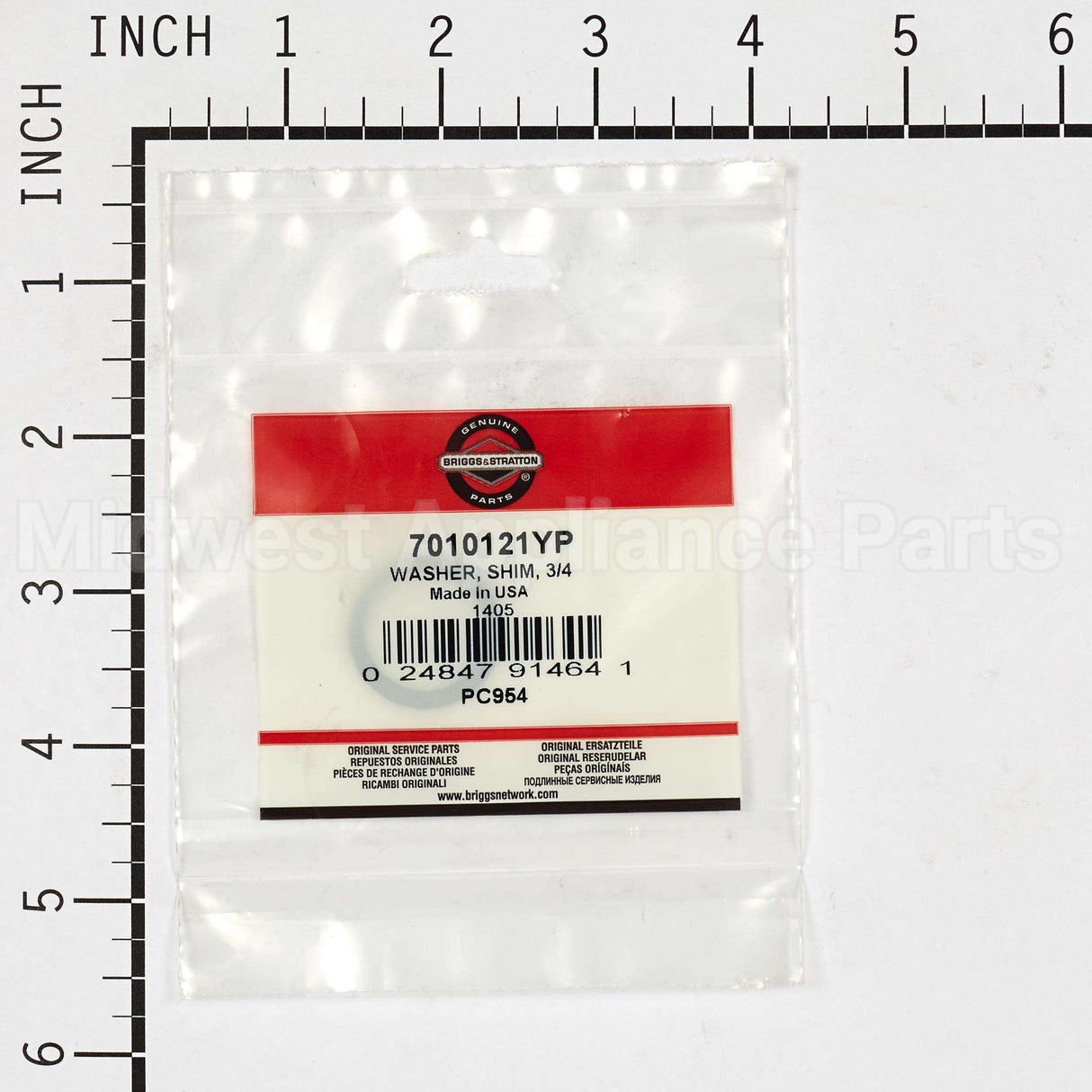 7010121YP Briggs & Stratton Washer Shim 3/4