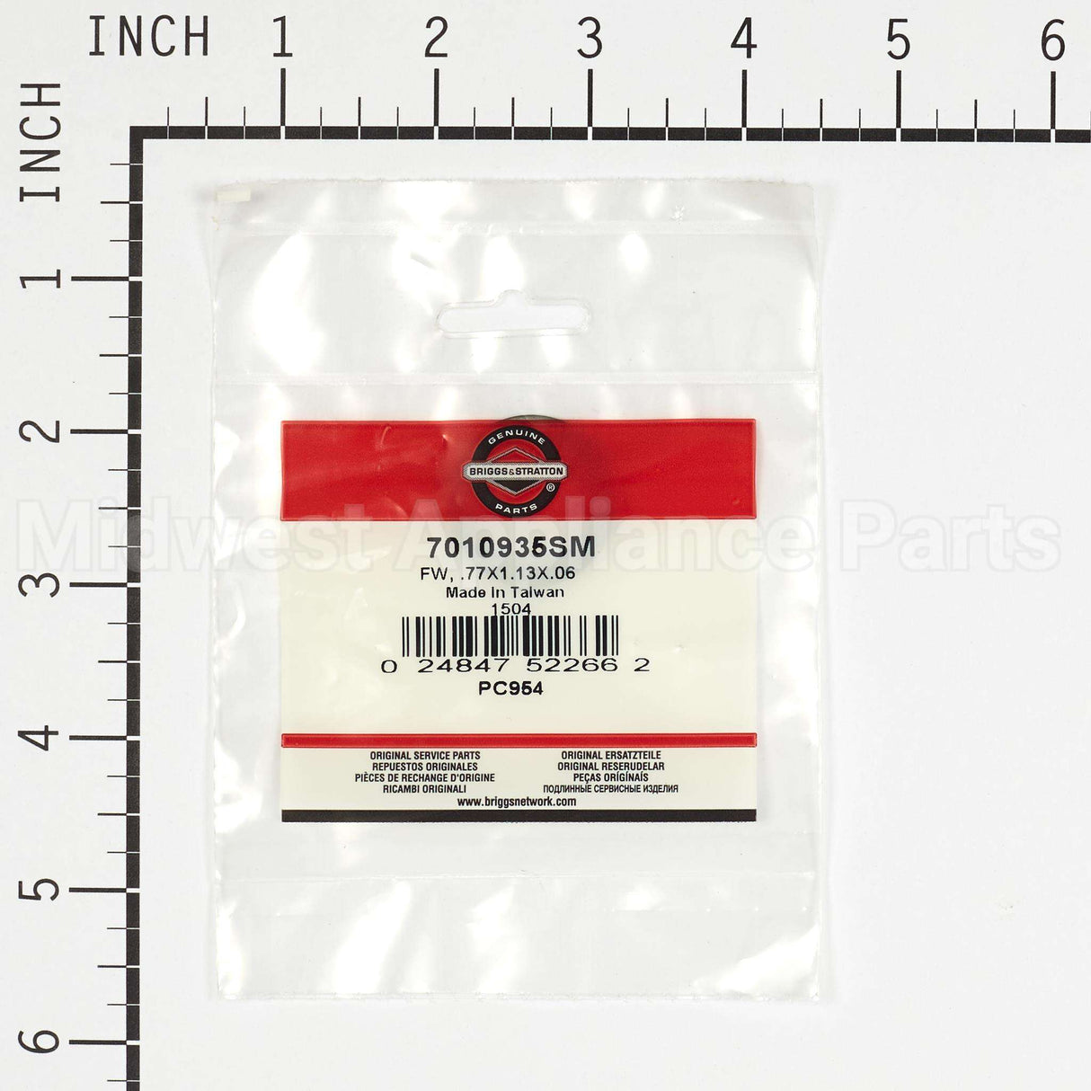 7010935SM Briggs & Stratton Fw .77X1.13X.06