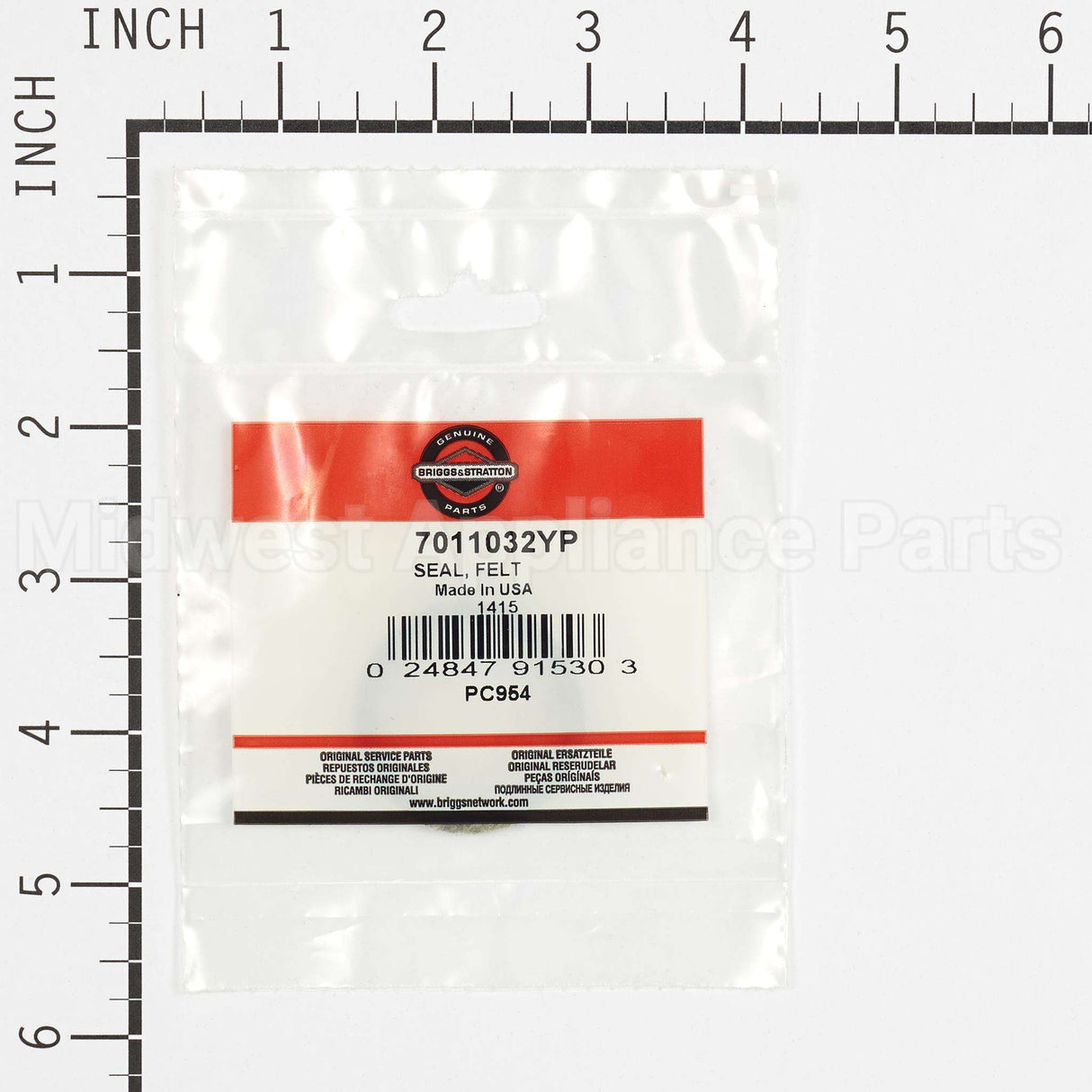 7011032YP Briggs & Stratton Seal Felt