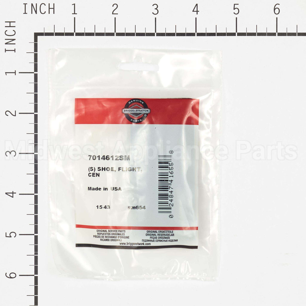 7014612SM Briggs & Stratton (S) Shoe Flight Cen