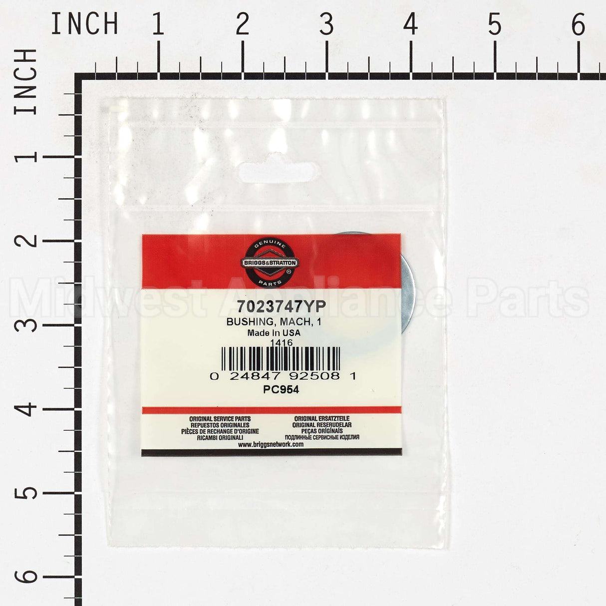 7023747YP Briggs & Stratton Bushing Mach 1