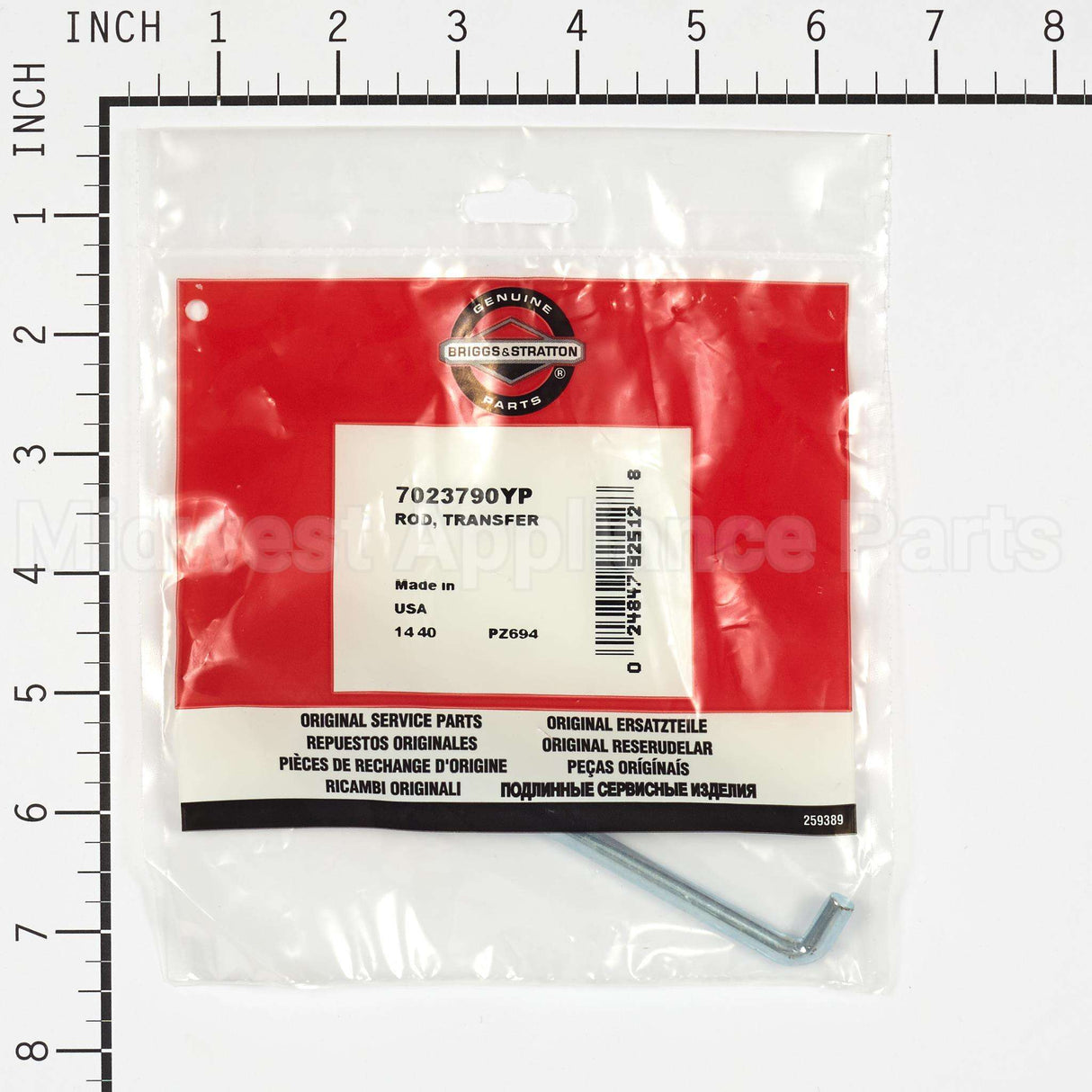 7023790YP Briggs & Stratton Rod Transfer