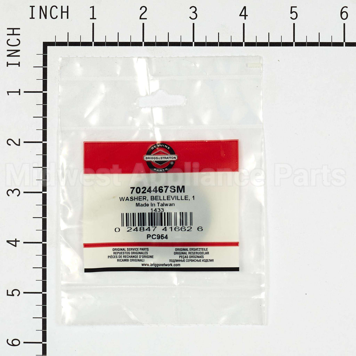 7024467SM Briggs & Stratton Washer Belleville 1