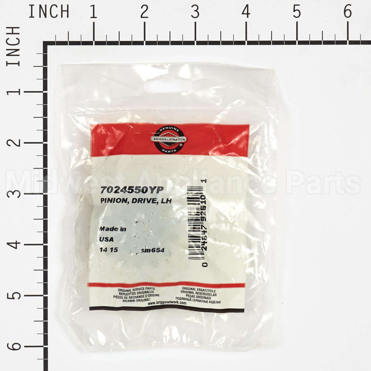 7024550YP Briggs & Stratton Pinion Drive Lh