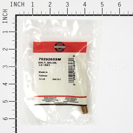 7029265SM Briggs & Stratton Bolt Shldr 3/8-16X3