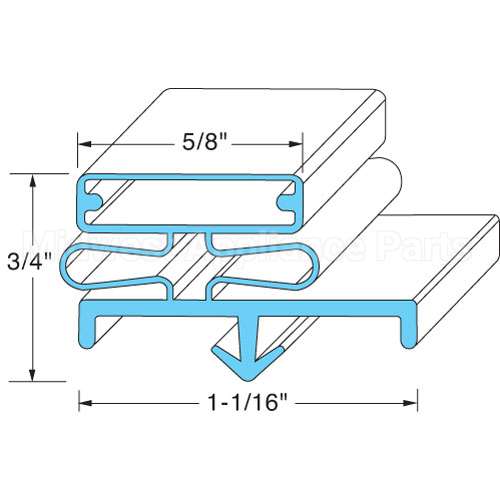 703-566A Compatible Beverage Air Gasket - 52