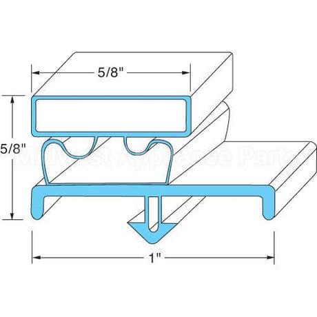703-988C01 Compatible Beverage Air Door Gasket