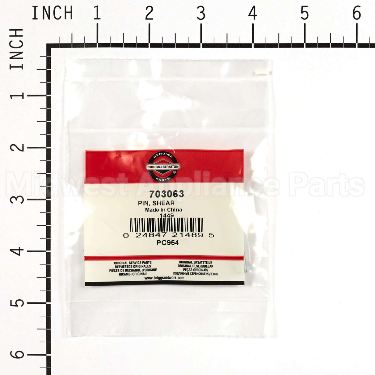 703063 Briggs & Stratton Pin Shear