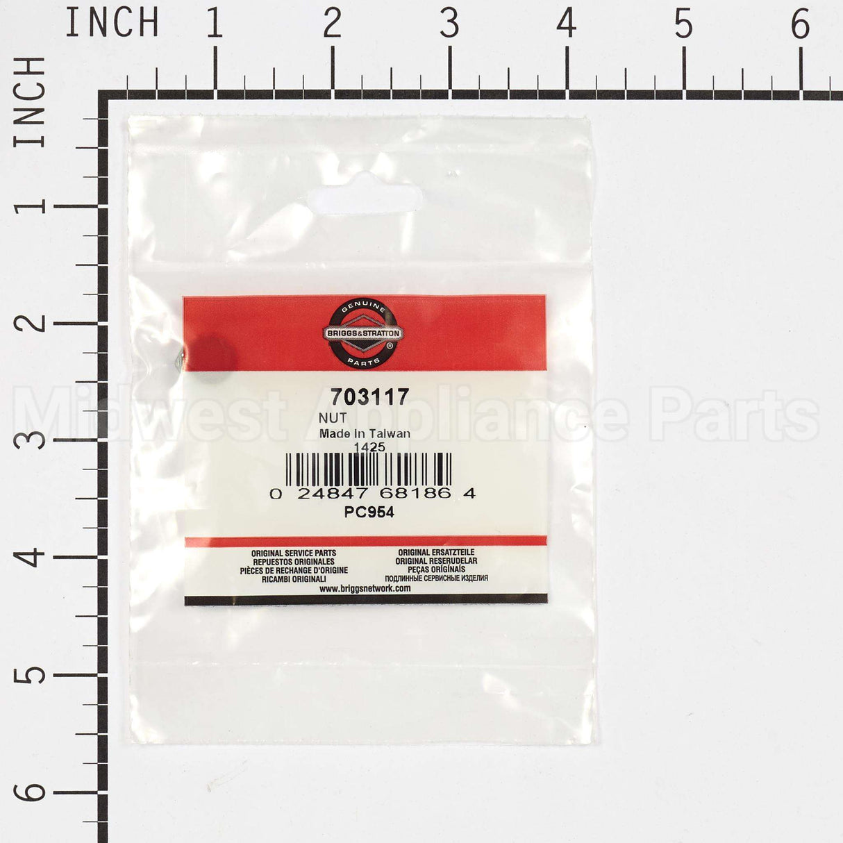 703117 Briggs & Stratton Nut