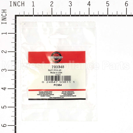 703348 Briggs & Stratton Nut7/16-20