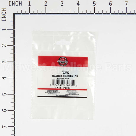 703853 Briggs & Stratton Washer 0.516Idx1Od