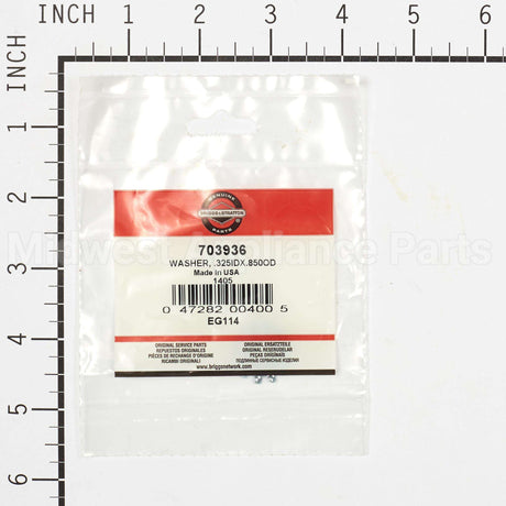 703936 Briggs & Stratton Washer .325Idx.850Od
