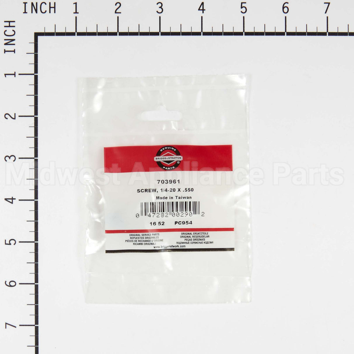 703961 Briggs & Stratton Screw 1/4-20 X .550
