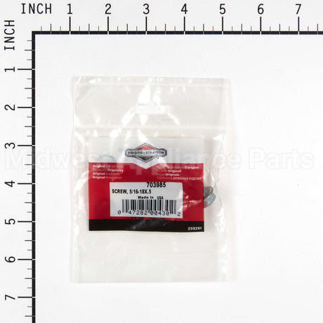 703985 Briggs & Stratton Screw 5/16-18X.5