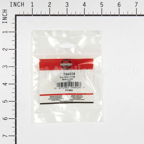 704029 Briggs & Stratton Pin 5/16-X1.68