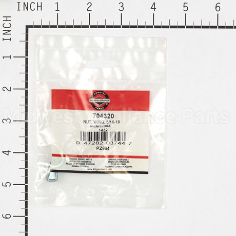 704320 Briggs & Stratton Nut Wing 5/16-18