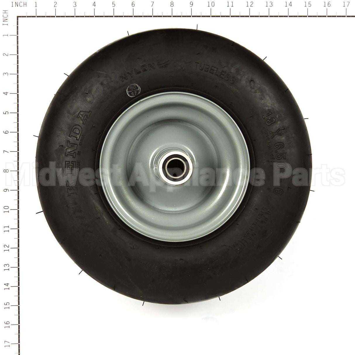 7072795YP Briggs & Stratton Wheel Assy 13 X 6.50