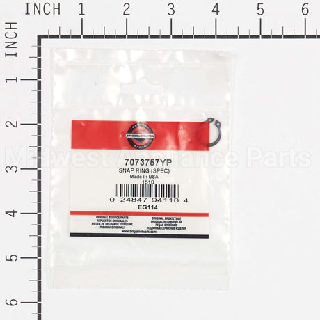 7073757YP Briggs & Stratton Snap Ring (Spec)